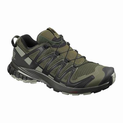 Salomon XA PRO 3D v8 - Miesten Polkujuoksukengät - Oliivinvihreä